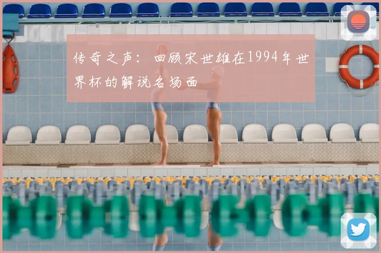 传奇之声:回顾宋世雄在1994年世界杯的解说名场面